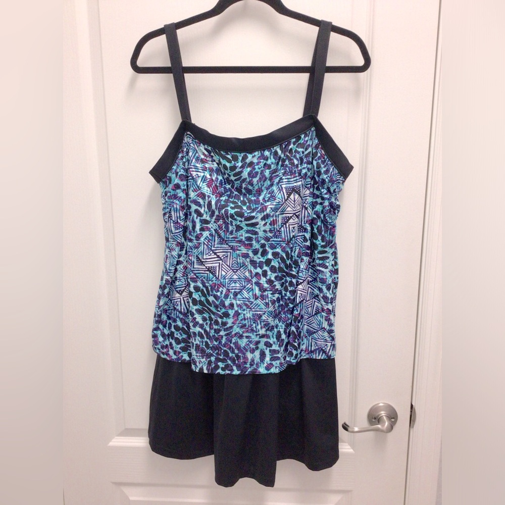 Maxine of Hollywood Slimming Swim Dress